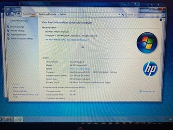 Hewlett Packard G72 with 3gb memory and 500mb storage, Nieuw