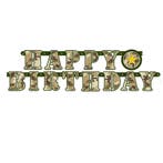 Leger Letterslinger Happy Birthday 1,64m, Verzenden, Nieuw