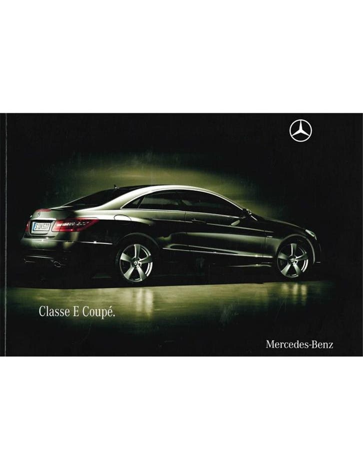 2009 MERCEDES BENZ E-KLASSE COUPÉ BROCHURE FRANS, Boeken, Auto's | Folders en Tijdschriften