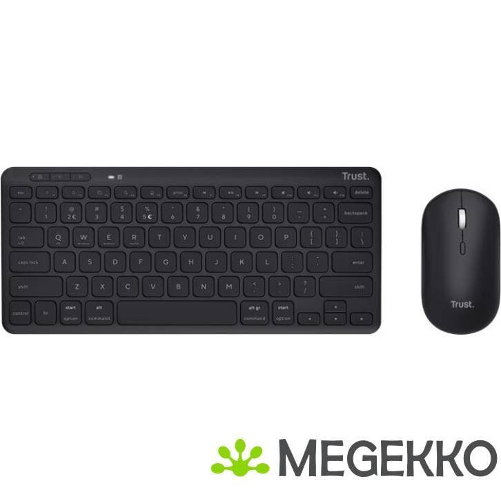 Trust Lyra Draadloos Multi-Connect Toetsenbord en Muis, Informatique & Logiciels, Ordinateurs de bureau, Envoi