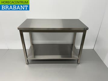 HCB RVS Werktafel Tafel Premium-line 120 x 60 x 85 cm Horeca, Ophalen of Verzenden