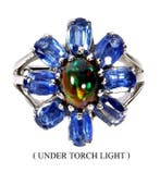 Zonder minimumprijs - Ring Argento 925, verguld witgoud -, Nieuw