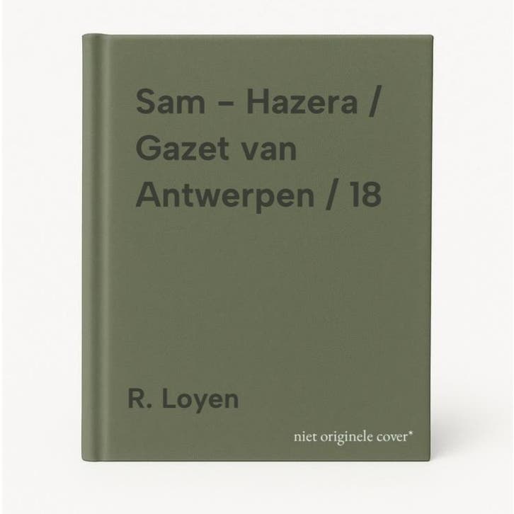 Sam - Hazera / Gazet van Antwerpen / 18 9789076322827, Boeken, Stripverhalen, Gelezen, Verzenden