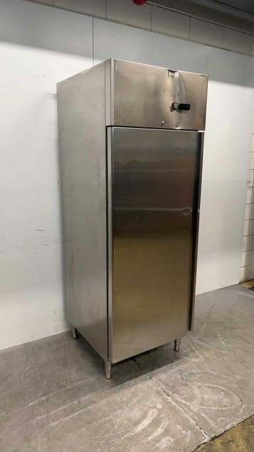 Congélateur en acier inoxydable GN650F1, 550 litres, 74 x 82, Verzenden