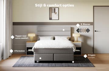 Boxspring Essence Rows | Swiss Sense, Verzenden, Nieuw