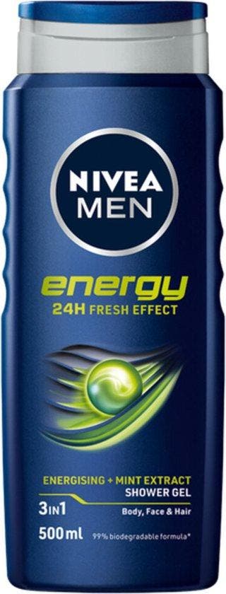 2dekans | NIVEA Men Douchegel Energy - 500 ml, Bijoux, Sacs & Beauté, Ophalen of Verzenden