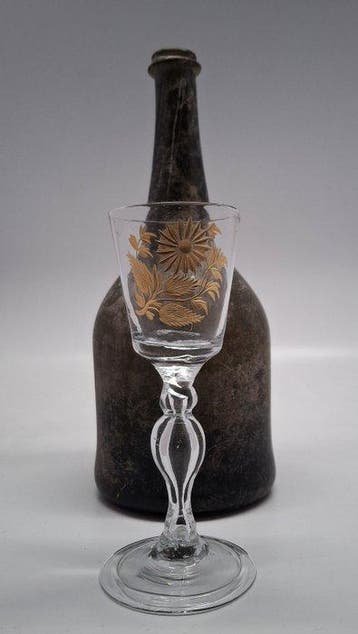 La Granja Glashuis (sinds 1727) - Wijnglas - Goud vergulde