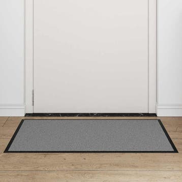 vidaXL Deurmat 60x90 cm grijs, Verzenden, Nieuw