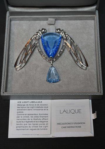 René Lalique - zilvergeplateerd - Broche, Antiek en Kunst