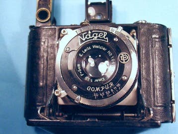 Nagel Vollenda mit Leitz Elmar, Leica Fofer und, Nieuw