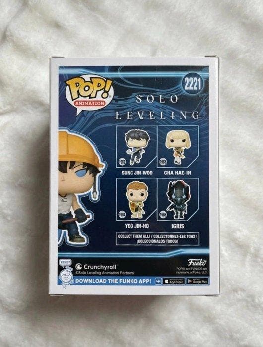 Funko - Funko Pop - Solo Leveling Sung Jinwoo #2221, Antiquités & Art, Antiquités | Jouets