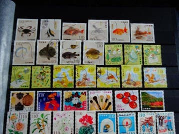 Japan 1957/2026 - album met ongeveer 2500 postzegels modern, Gestempeld