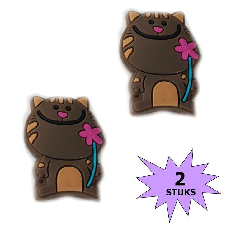 Fako Bijoux - Tennisdemper - Poes - Bruin - 2 Stuks, Sport en Fitness, Tennis, Verzenden