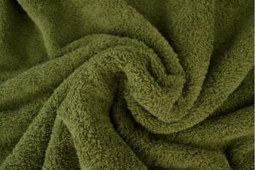 10 meter badstof mos groen - 150cm breed, Verzenden, 120 cm of meer, Katoen, Groen