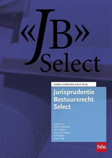 Jurisprudentie Bestuursrecht Select 2019 / 2019, Verzenden