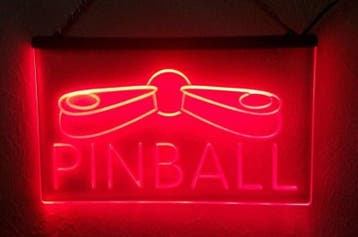 Pinball neon bord lamp LED cafe verlichting reclame lichtbak, Verzenden, Nieuw