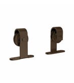 Schuifdeur rollerset - Bovenop - Brons