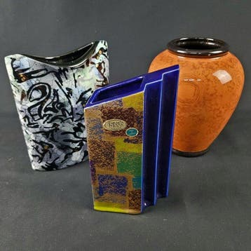 West Germany - 1980 - Steuler, Jopeko - Vaas (3) - Majolica, Antiek en Kunst