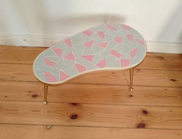 Table dappoint - Fer, Pierre - Table basse mosaïque en