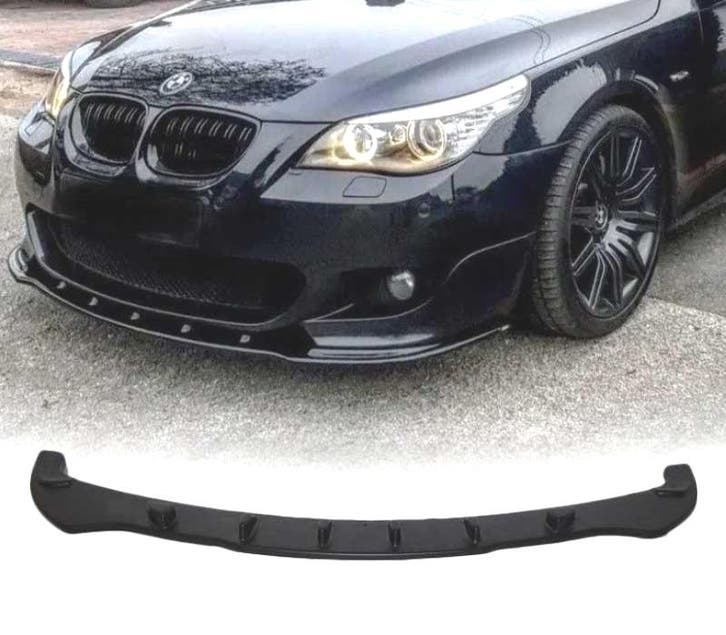SPOILER LAME DE PARE-CHOCS AVANT BMW E60 E61 NOIR, Autos : Pièces & Accessoires, Carrosserie & Tôlerie, Envoi