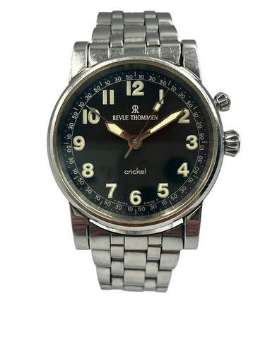 Revue Thommen - Cricket 1997 - Alarm - Steel - Full Set Box, Nieuw