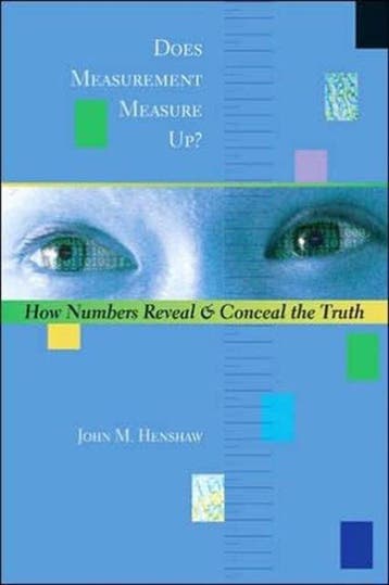 Does Measurement Measure Up? - How Numbers Reveal annd, Verzenden, John M. Henshaw