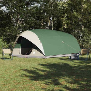 vidaXL Tunnel tent 10-persoons Groen taft Waterdicht, Verzenden