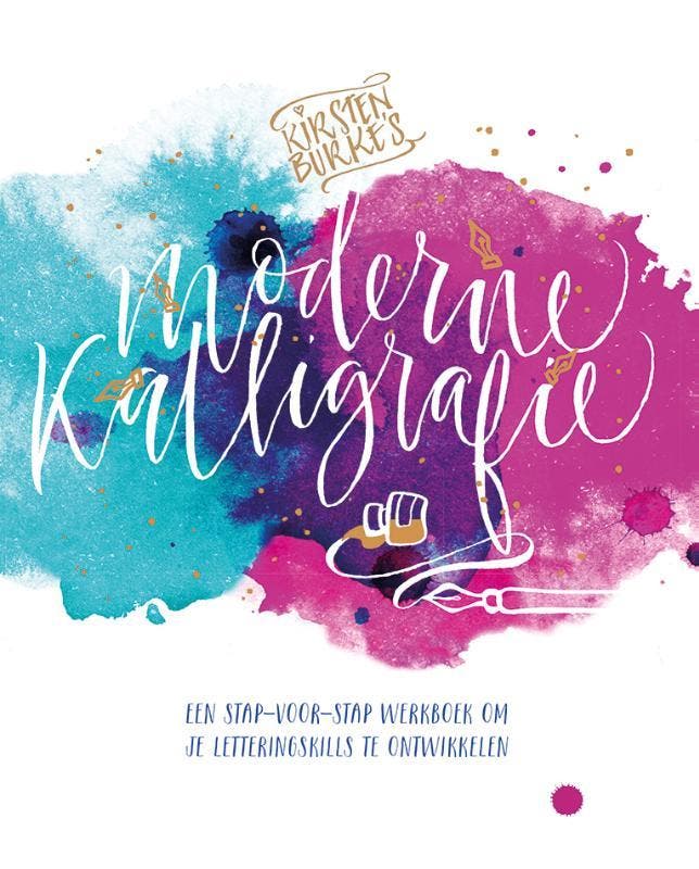 Kirsten Burkes Moderne Kalligrafie 9789045323503, Boeken, Hobby en Vrije tijd, Zo goed als nieuw, Verzenden