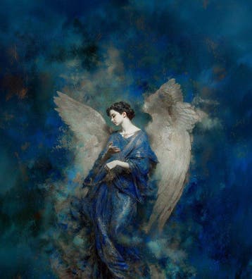 La Mama - Celestial Silence XXL - Œuvre unique 1/1, Antiek en Kunst