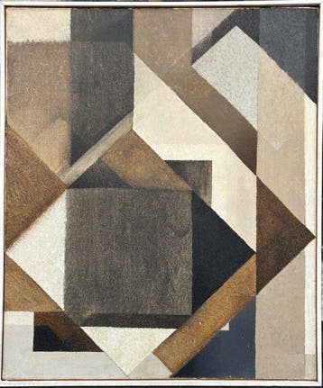 Charles Mérangel (1903 - 1998) - Grande Toile Cubiste -