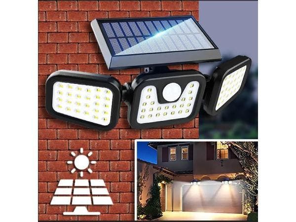 Veiling - Semsbeam Solar Wall Lamp, Tuin en Terras, Buitenverlichting