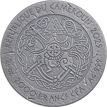 Kameroen. 2000 Francs 2025 Leif Eriksson - The Way to