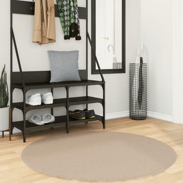 vidaXL Vloerkleed HUARTE laagpolig zacht wasbaar Ø 120 cm, Verzenden, Nieuw