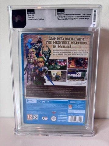 Nintendo - Wii u - WATA Graded 9.8A+ Hyrule Warriors Grey, Nieuw
