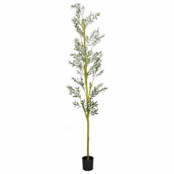 vidaXL Kunstolijfboom 1000 blaadjes 300 cm groen, Verzenden