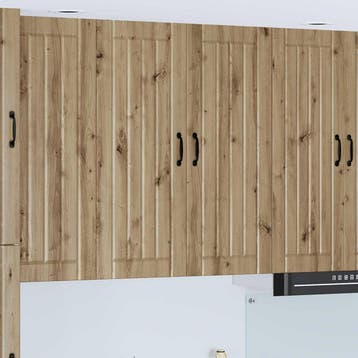 vidaXL Wandkast LUCCA Artisanaal eiken 80 x 31 x 100 cm, Verzenden, Nieuw