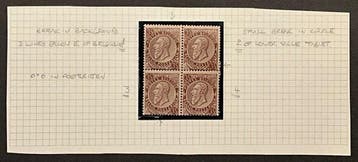België 1884/1891 - Leopold I Nieuwe Types - 35c Paarsbruin