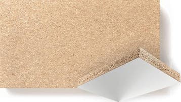 Vloerplaat spaanplaat 5000 x 1020 x 38 mm onderzijde wit, Ophalen of Verzenden