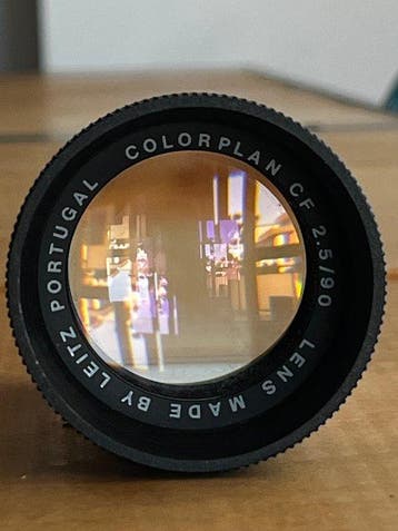 Leitz pradovit CA 2502 + Colorplan CF 90mm f2.5 35 mm
