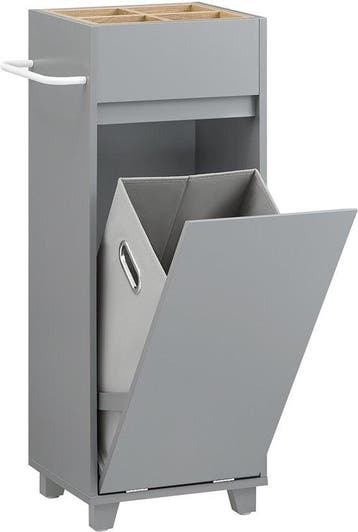 2dekans | SoBuy BZR159-DG Waskast - Grijs Houten Onderkast, Ophalen of Verzenden, Nieuw