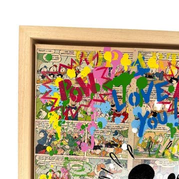 Koen Betjes (1992) - Mickey and Minnie love PopArt (canvas