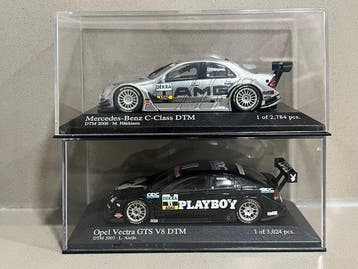 Minichamps 1:43 - Voiture miniature (2) - Lot of 2 x DTM: -
