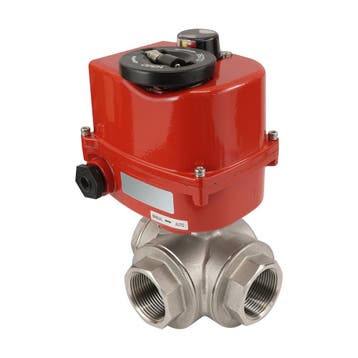 G3/4 pouces 3 voies en acier inoxydable Vanne à sphère, Verzenden