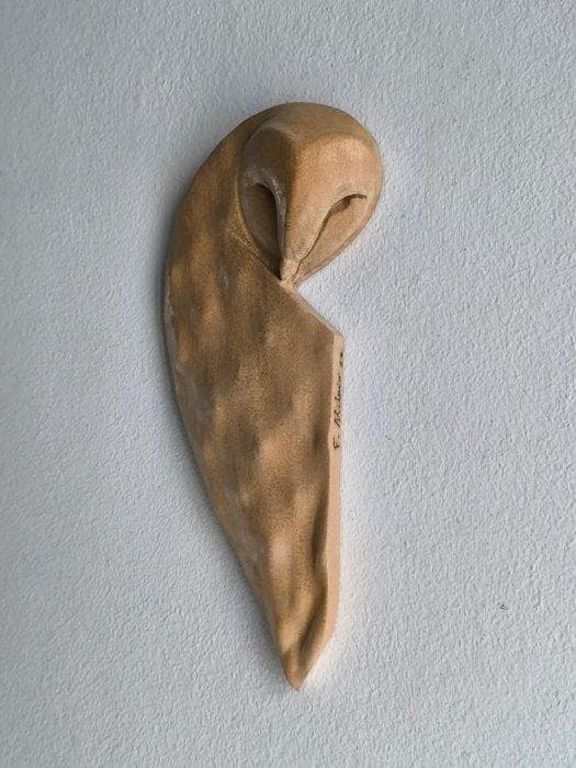 Federico Alibrio - Sap - Leaf barn owl, Antiquités & Art, Art | Objets design