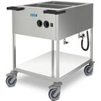 Bain-Marie Wagen | Elektrisch | 2x 1/1 GN |  90°C | 1.4kW, Zakelijke goederen, Verzenden, Nieuw in verpakking