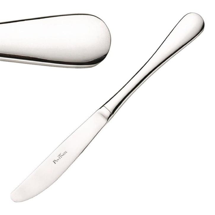 Tafelmessen | STRESA | RVS | 12 Stuks | Lengte 220mm, Articles professionnels, Horeca | Équipement de cuisine, Envoi