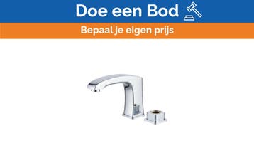 Bieden: Newform Class-X 3-Hole Basin Mixer Tap - 62605.21, Ophalen of Verzenden, Nieuw