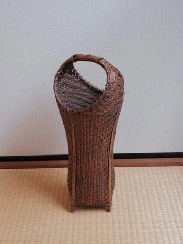 Vase - Bambou - Japon - Panier de fleurs (Sans prix de