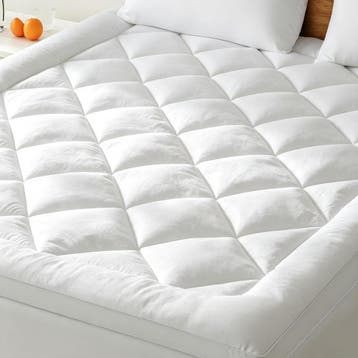 Topper 140x200 cm - Matrastopper - Topdekmatras - Wit - BedS, Verzenden