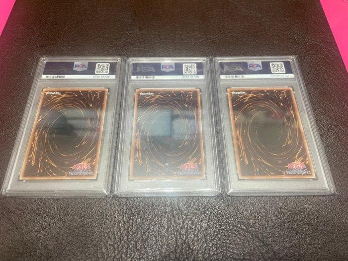 Konami - 3 Graded card - Yu-Gi-Oh! - FIRE HAND ICE HAND, Verzamelen, Overige Verzamelen